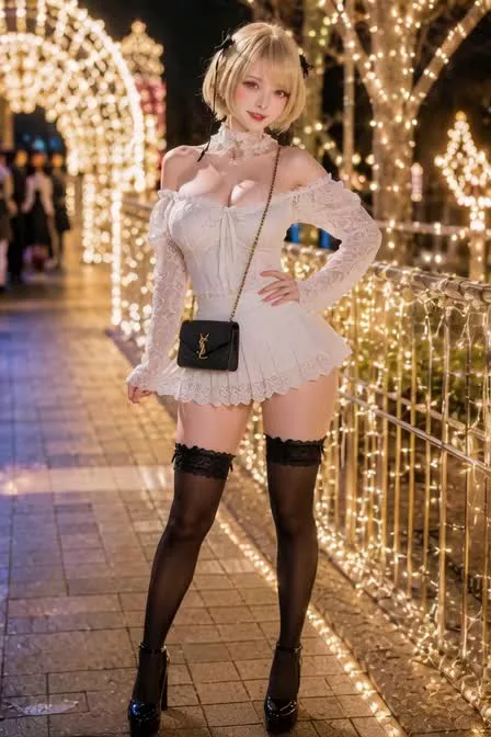 ハミ尻金髪エロギャル💖