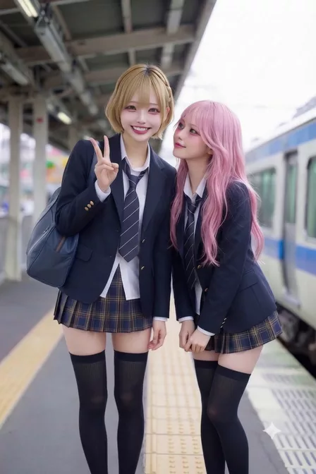 仲良し2人組は下着も一緒💖