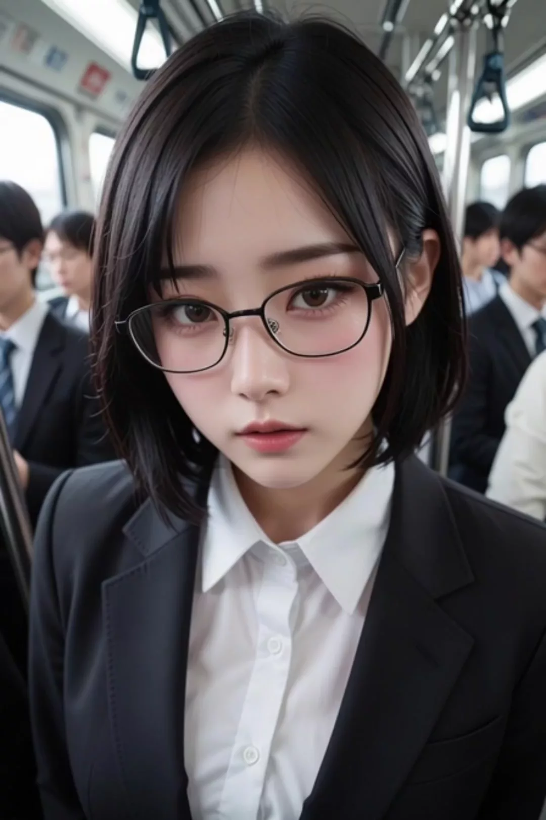 M寄りの彼女との電車内の過ごし方